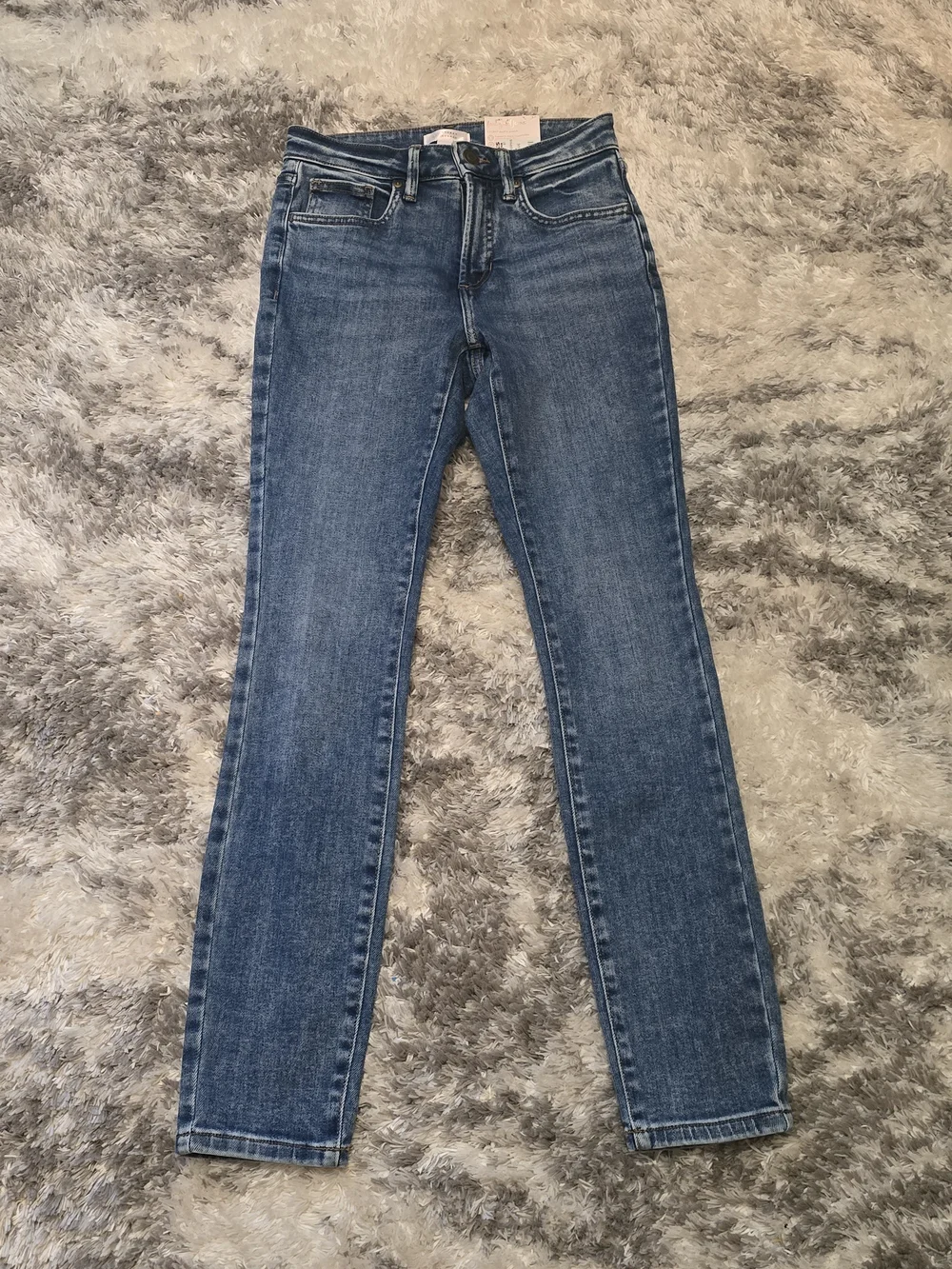 LC Lauren Conrad Dark Blue High-Rise Skinny Jeans
